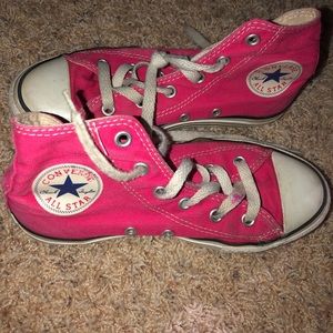 Converse High top pink size 1